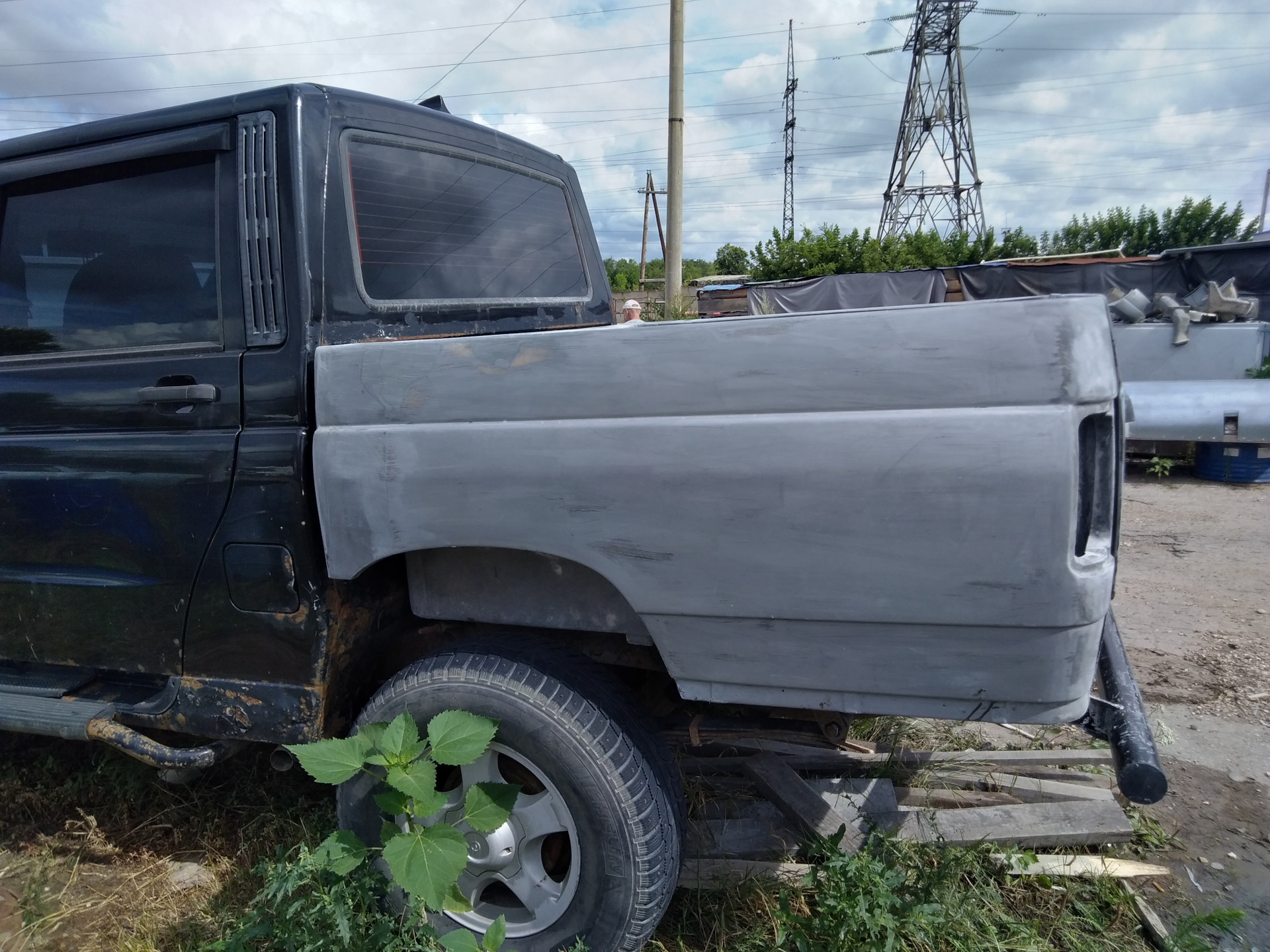 Грузовой отсек УАЗ Пикап стеклопласт. (некраш.) в г. Ульяновск |  МагазинУАЗ.рф